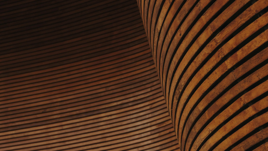 ysios - curved looking wood