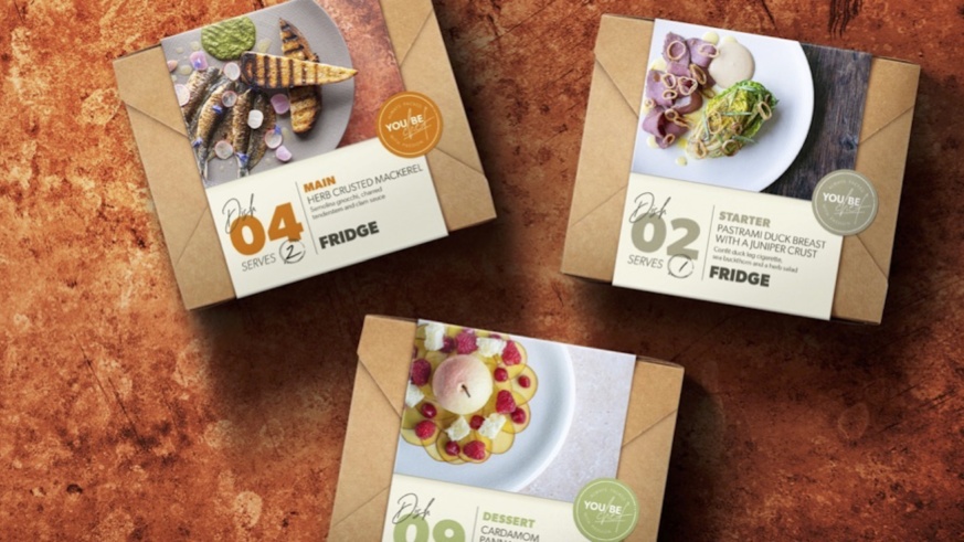 Three meal kit boxes